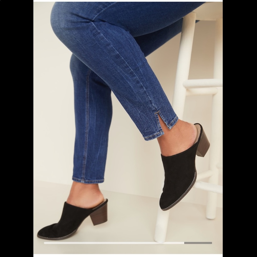 New! High-waisted rock star skinny jeans size 18